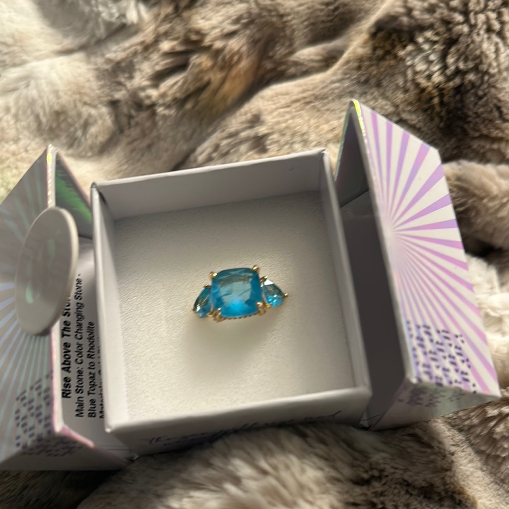 Bomb party ring Size 7, Mental Health Collection, Rise above the storm